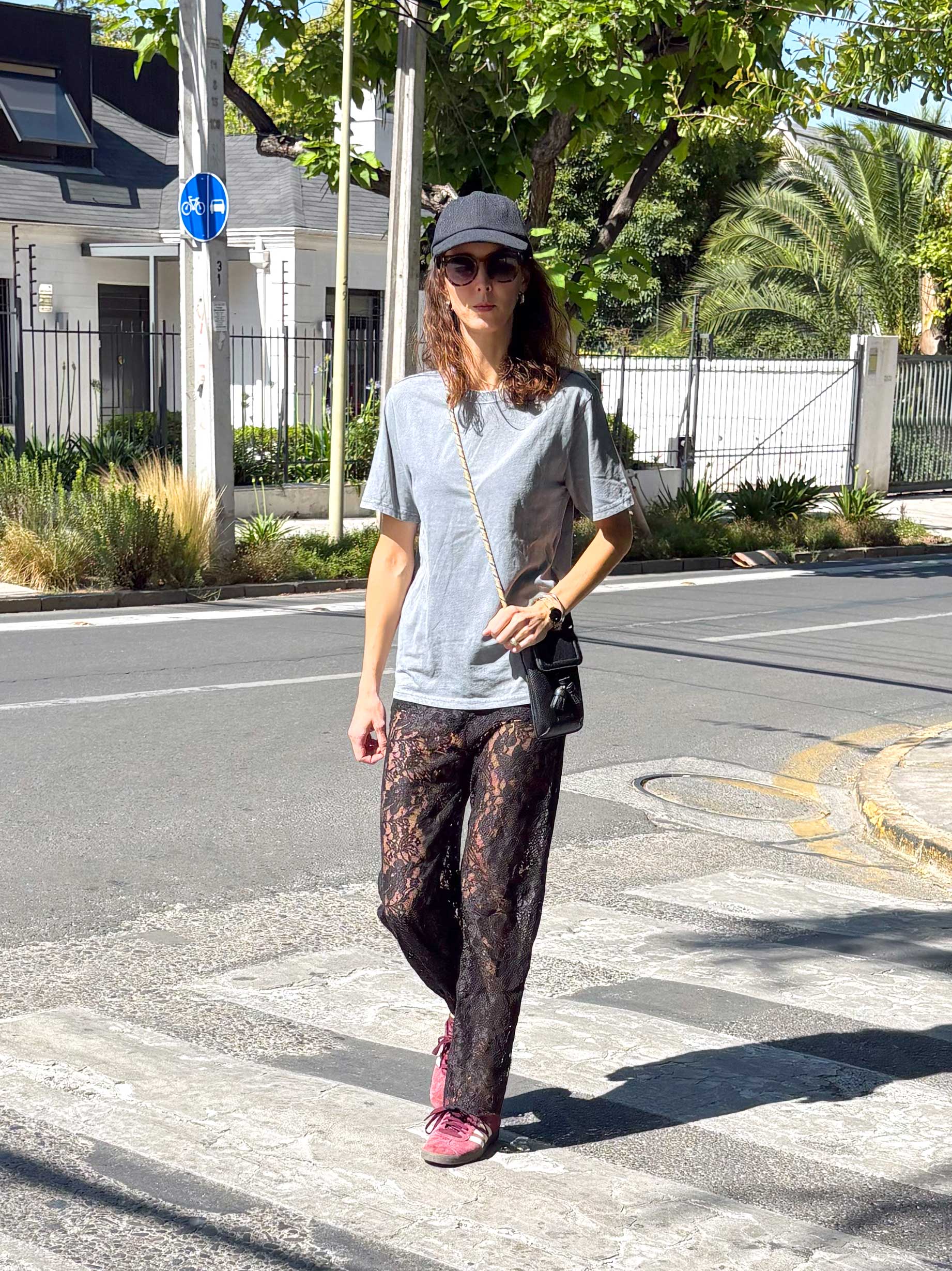 Pantalón Encaje Negro