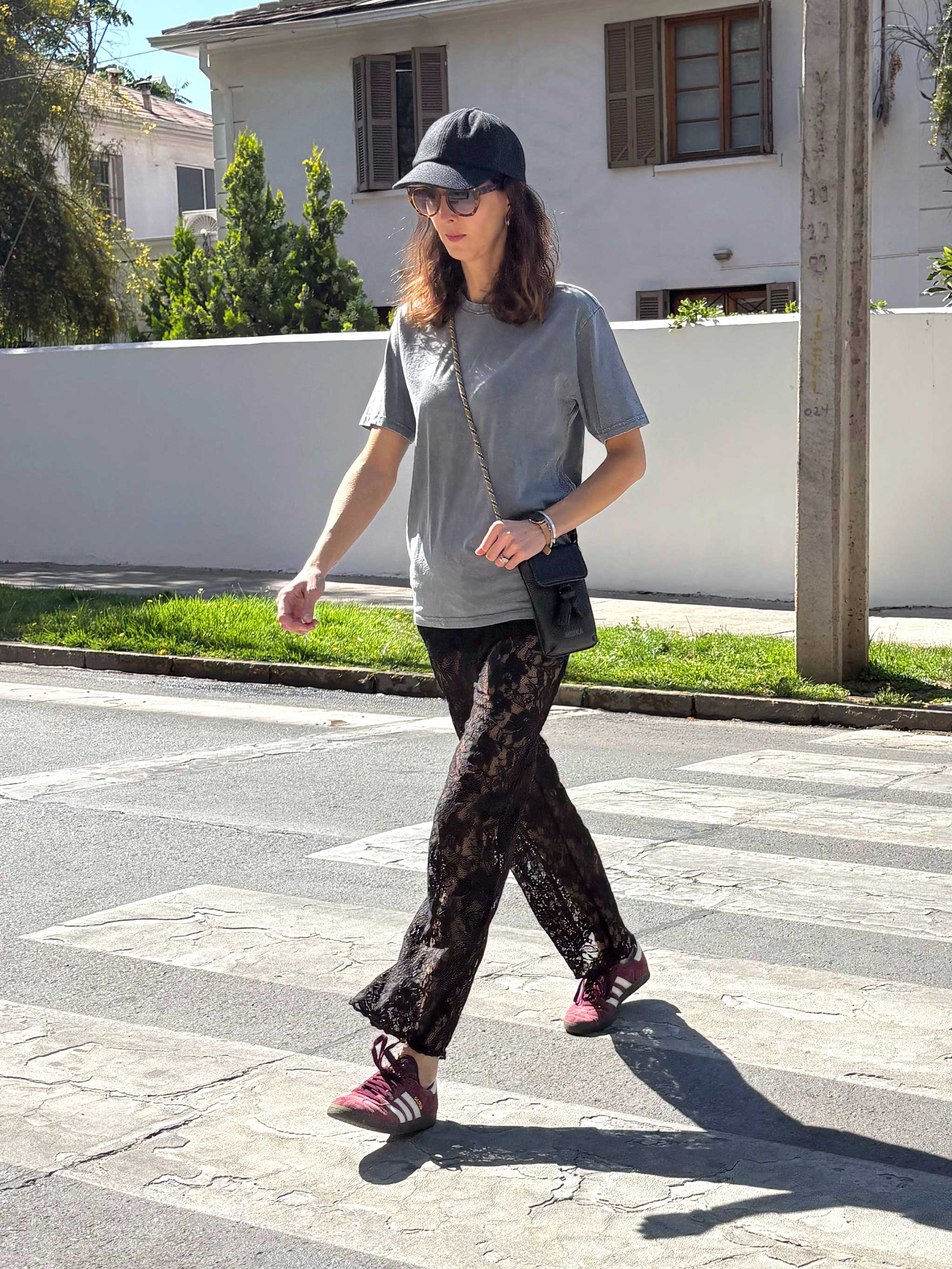 Pantalón Encaje Negro