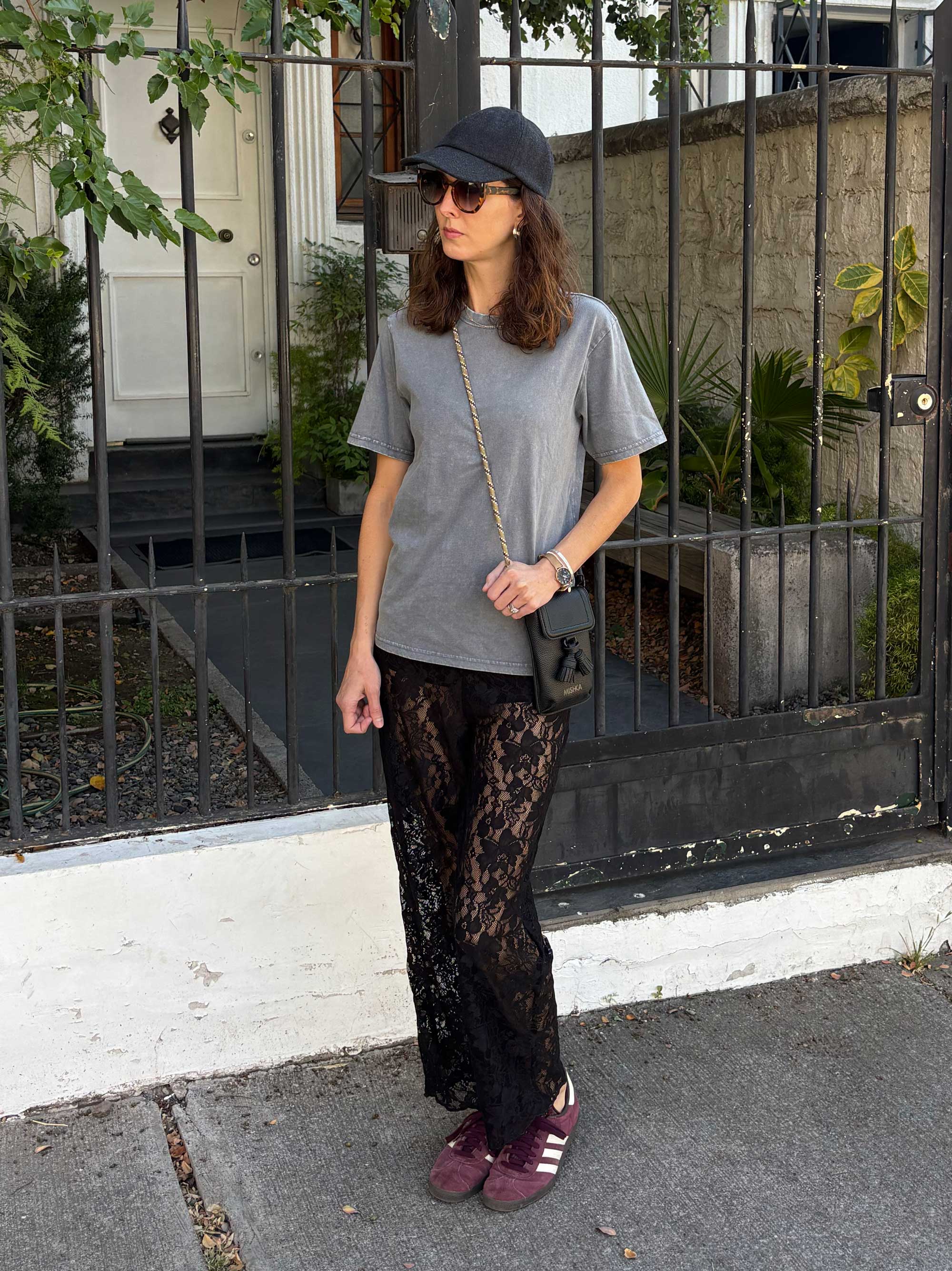 Pantalón Encaje Negro